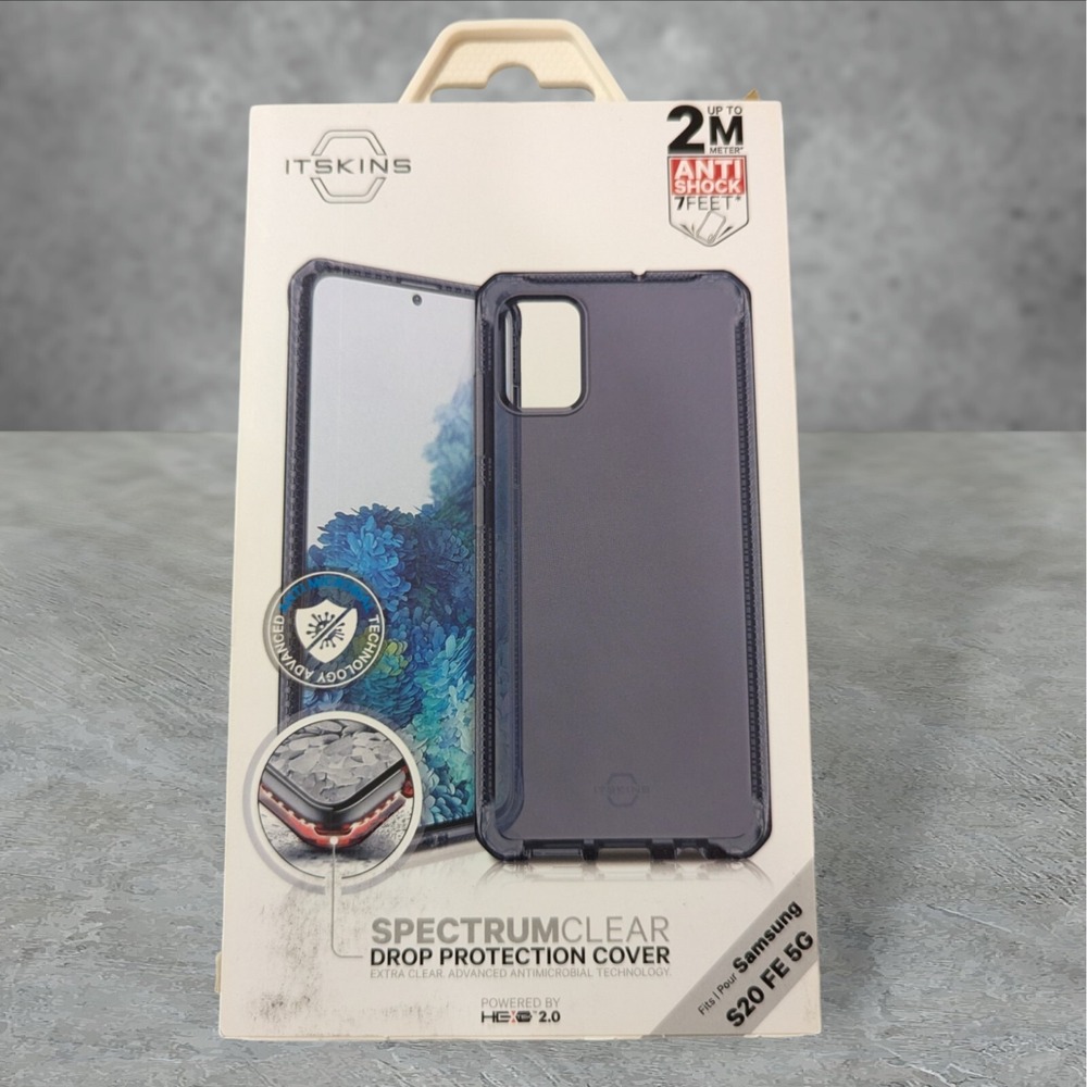 T2 Itskins Spectrum Clear Case For Samsung S20 FE 5G Gray See Description